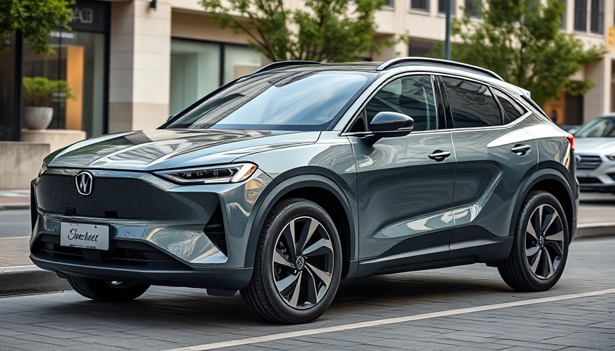 Sleek electric SUV illustrating EV tax credit updates 2024 2025.