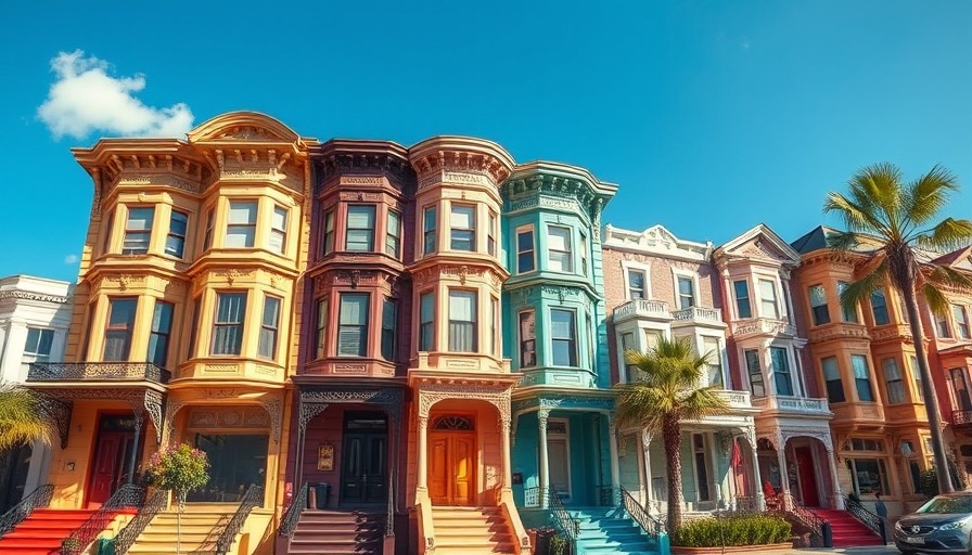 Ways to Invest in Real Estate: Colorful Vintage Row Houses
