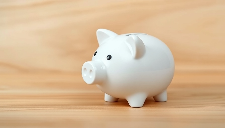 Simple piggy bank symbolizing benefits of being frugal.