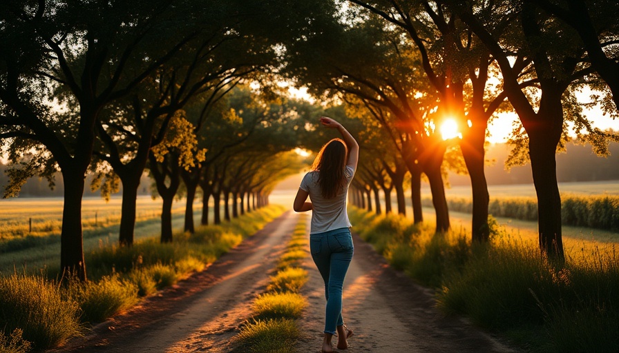 Jump-Start Your Mornings with a refreshing outdoor stretch during sunrise.
