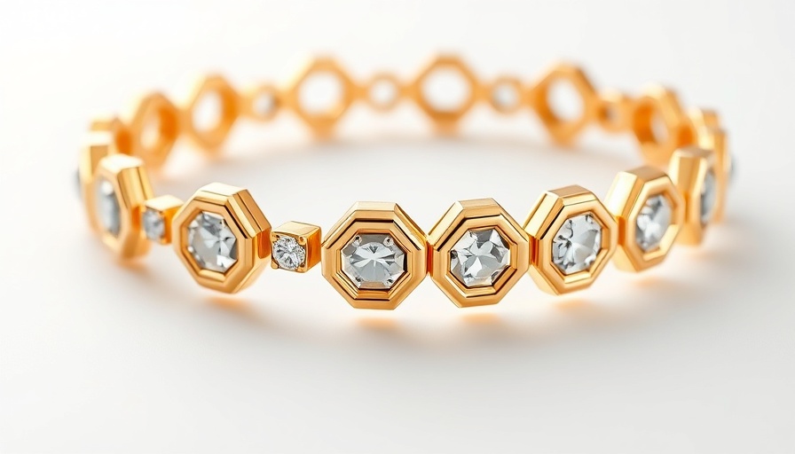 Elegant gold bracelet in spring fashion trends 2025.