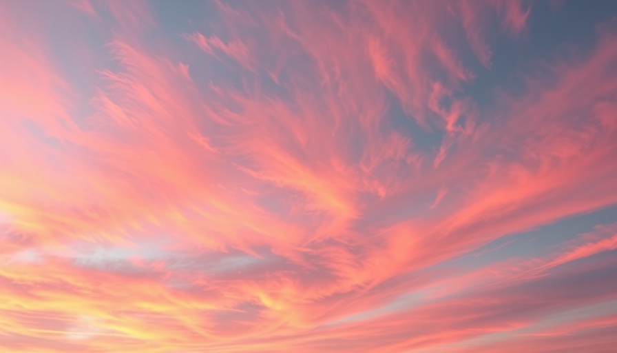 Vivid clouds symbolizing Venus retrograde in a colorful sky.