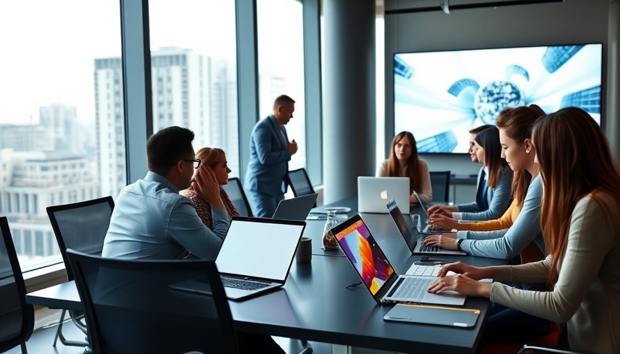 Professionals in a virtual board meeting.