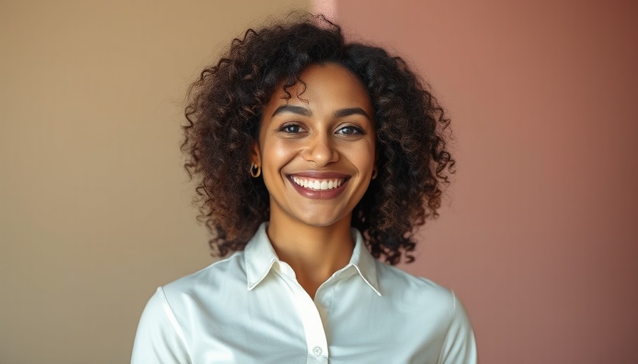 Ageless Fitness with Michelle smiling indoors, warm lighting.