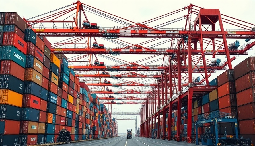 Port showing impact of Trump steel and aluminum tariffs.