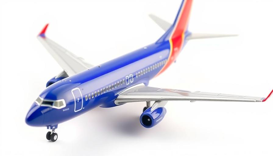 Southwest Airlines model plane representing basic economy.