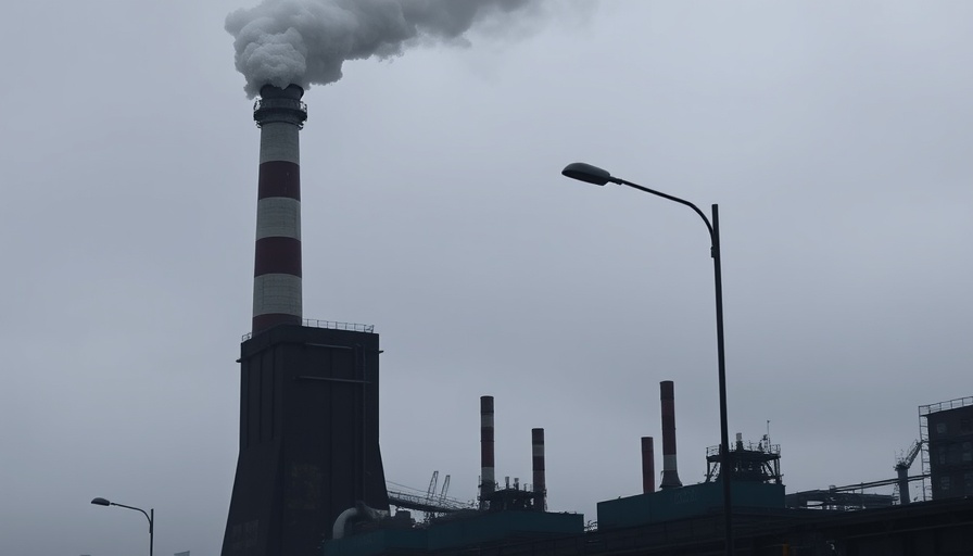 Maryland trash incineration subsidies affect industrial smokestack in Baltimore.