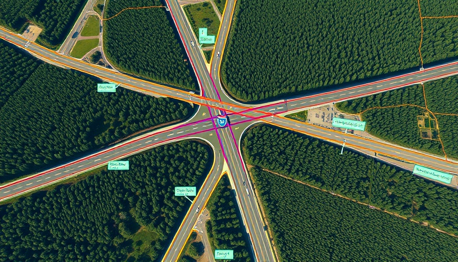 Bethlehem Road Exit plan with ramps A-D in detailed diagram.