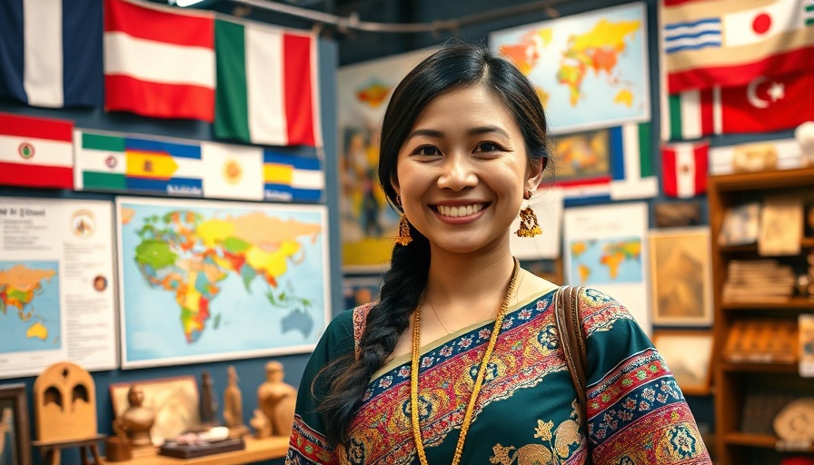 Exhibit illustrating the importance of learning world languages.