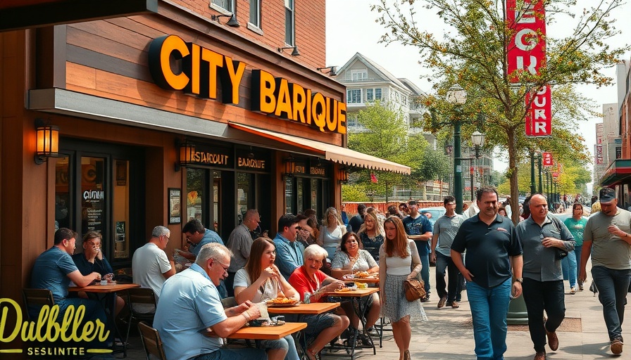 City Barbeque in Suwanee vibrant outdoor dining scene