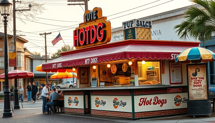 Georgia hot dog joints with outdoor seating.