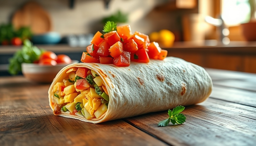 Best breakfast burrito in Georgia, deliciously crafted.