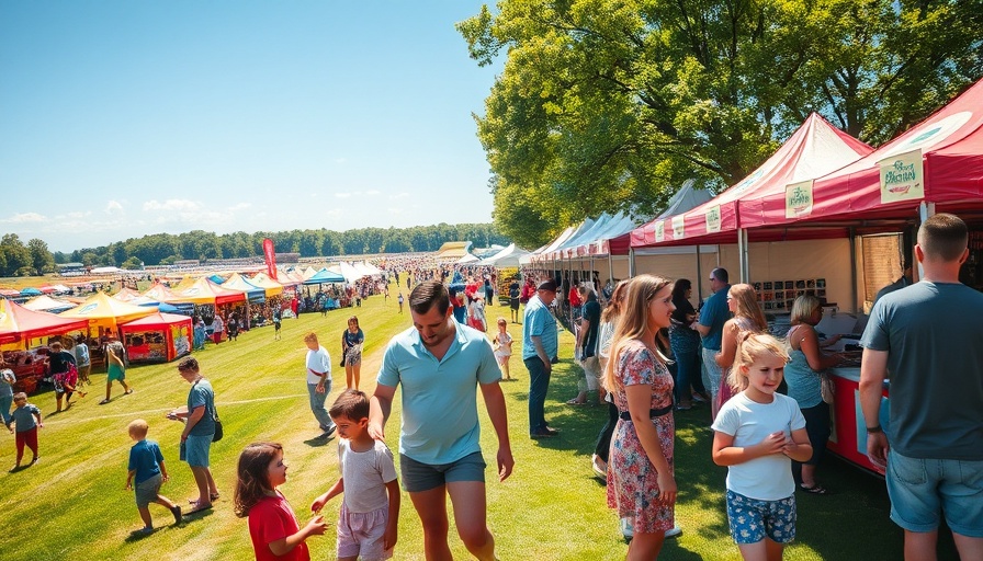 Nash Farm Park events with families enjoying outdoor activities.