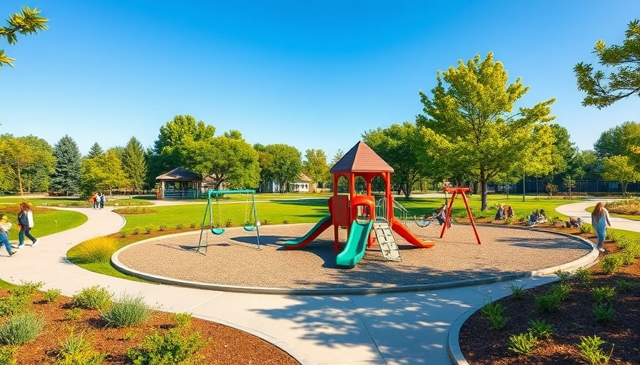 Cochran Park improvements, new playground and landscaping.