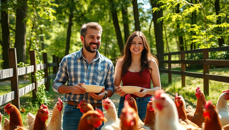 Cheerful couple enjoying a plant-based lifestyle outdoors.