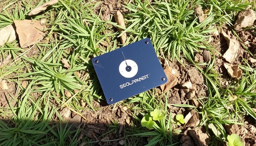 Is this part of a solar panel install? My kids found it in our yard
