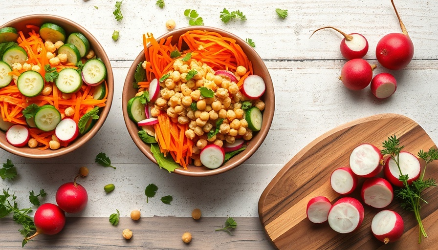 Trader Joe's salads with fresh ingredients, vibrant colors.