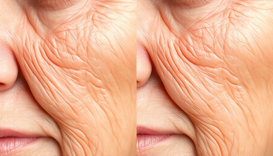 Retinol serum reducing wrinkles and improving skin texture.