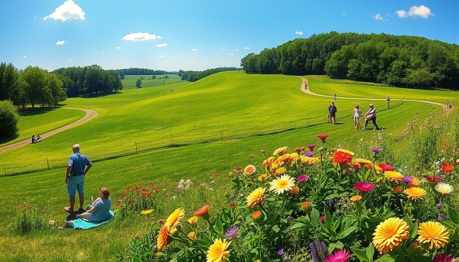 Enjoying spring break in Virginia's scenic outdoors.