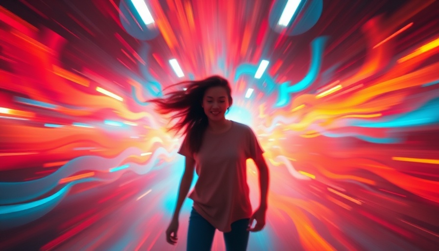 Abstract motion image depicting vibrant energy, Neptune in Aries theme.