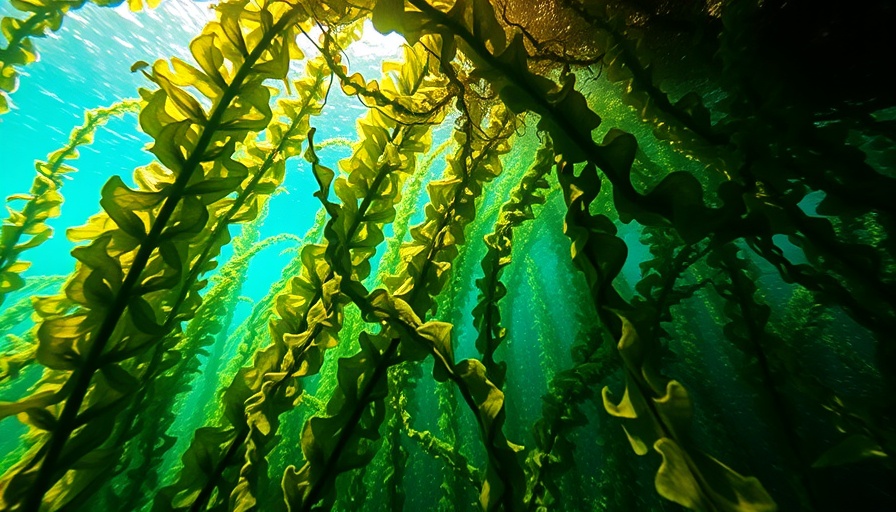 Lush underwater kelp forest highlighting conservation efforts.
