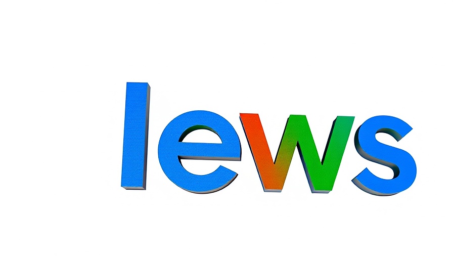 Stylized Google News logo in vibrant colors, minimalistic design.