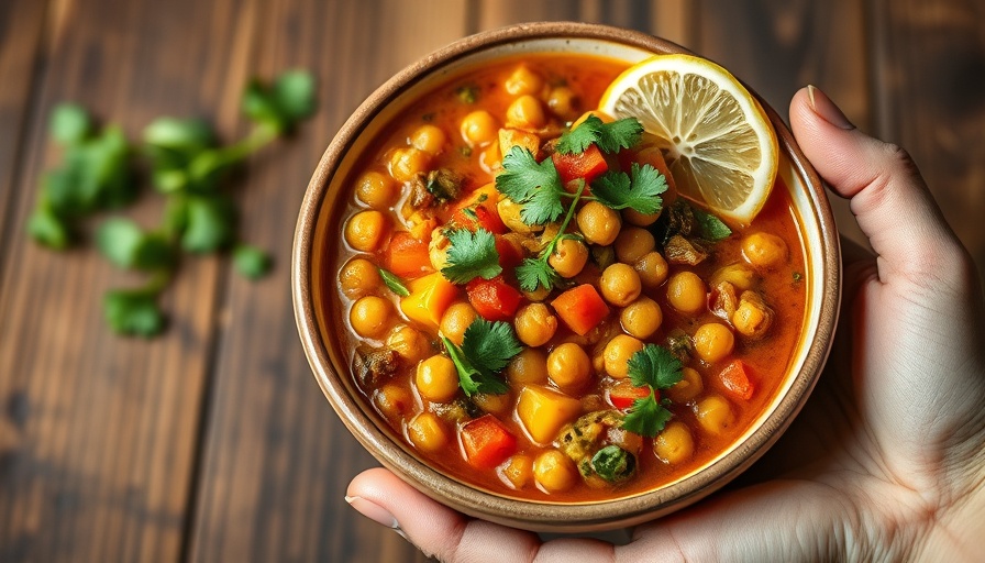 A bowl of colorful vegetable stew highlighting food combining.