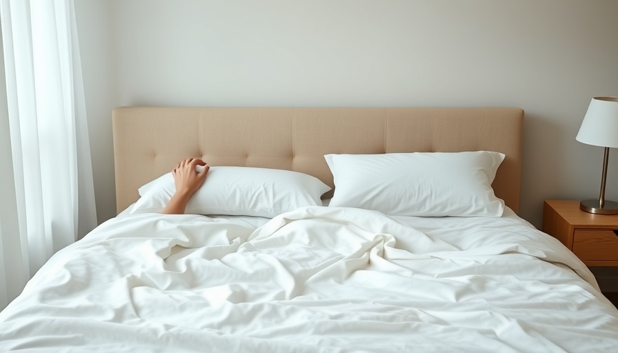 Neatly arranged bed with hands adjusting sheets, Effects of Not Having Sex.