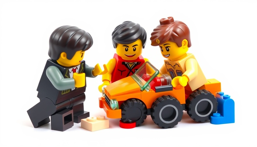 LEGO scene illustrating risk management and insurance planning.