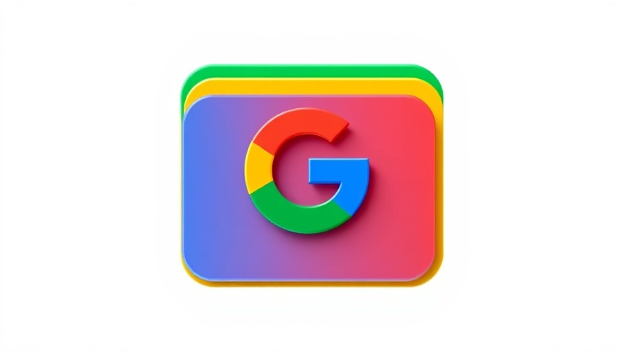 Colorful Google News icon with layered design.