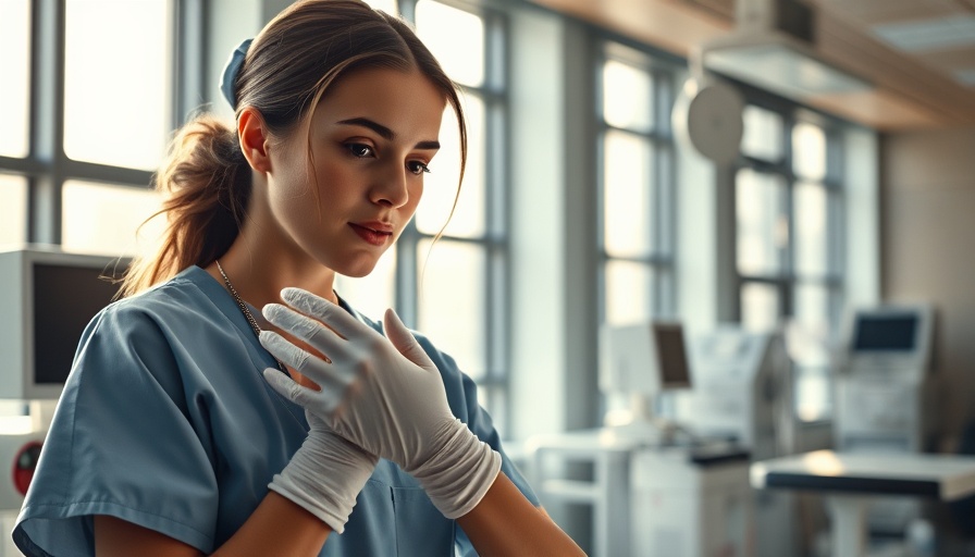 Focused nurse preparing in hospital, highlighting criminalising misuse of nurse title.