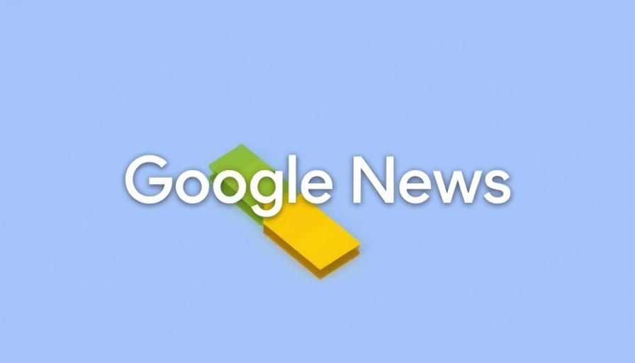 Google News icon with stacked rectangles