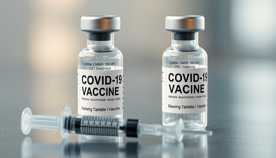 COVID-19 vaccine vials and syringe on reflective surface, CDC COVID Vaccine Guidance for Pregnancy.