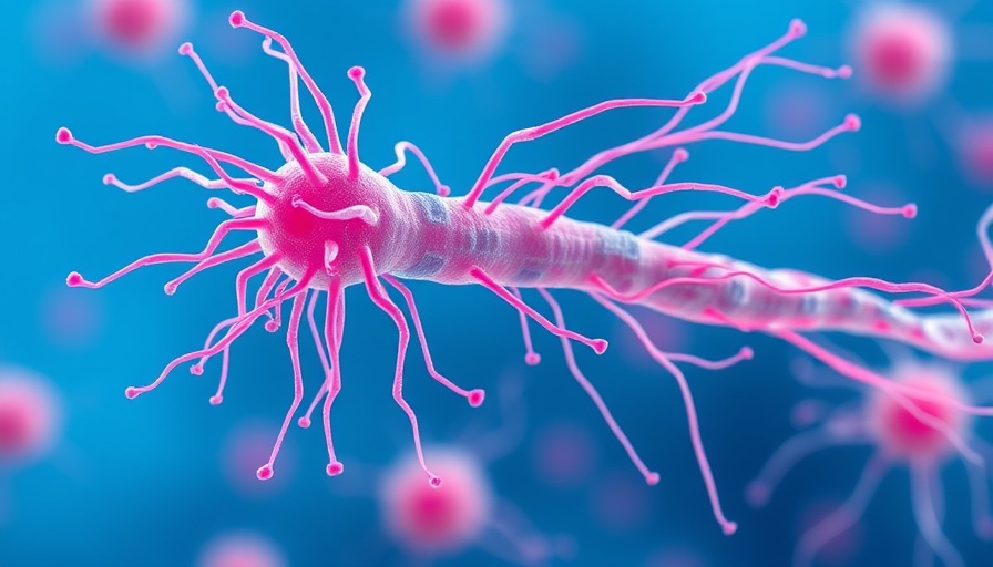 Illustration of antibiotic-resistant gonorrhea bacteria with filaments