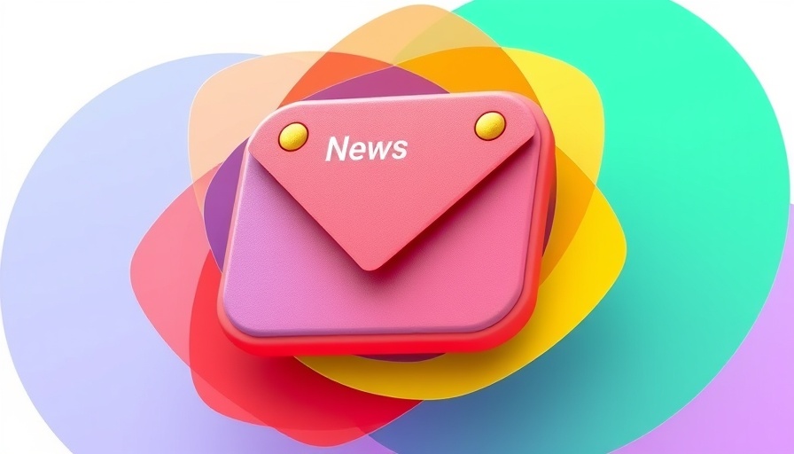 Vibrant Google News icon, colorful layers