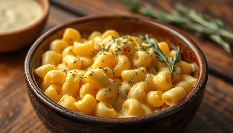 Best Mac and Cheese in Georgia served in rustic style.