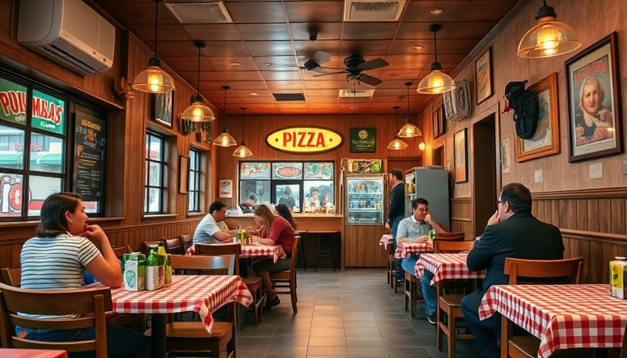 Cozy no-frills pizza restaurant in Georgia