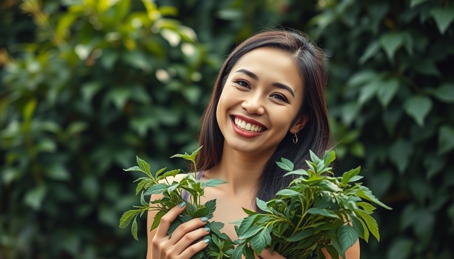 Woman celebrating the summer solstice outdoors.
