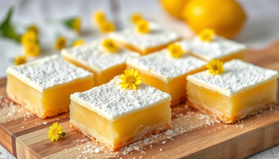 Lemon bars dusted with powdered sugar; perfect summer baking recipes.