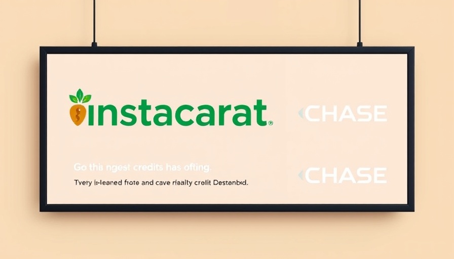 Chase Instacart Credit Stacking promotional banner with credit offer.