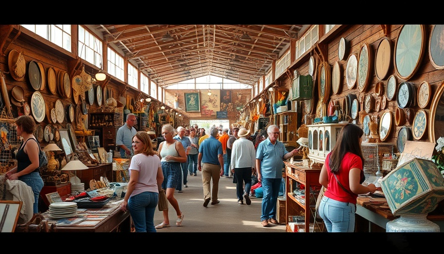 Southern Thrift Market Georgia with vintage items.