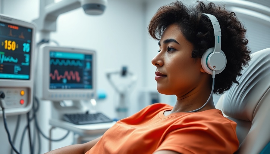 Patient undergoing cardiac test in a clinical setting, easing fears of cardiac testing.