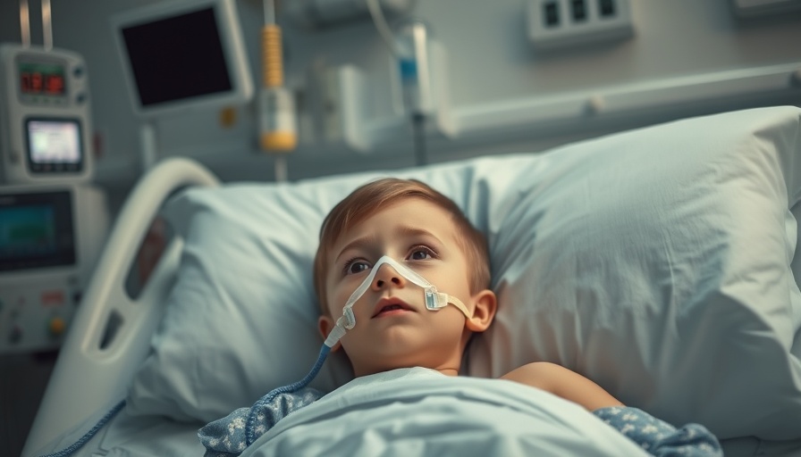 Young PICU patient resting amidst medical equipment, highlighting mortality disparities.