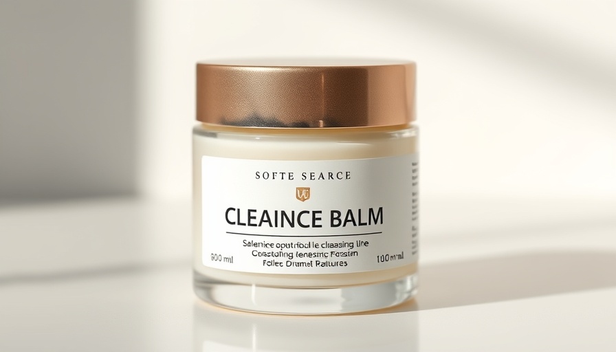 Premium cleansing balm for skincare morning routine.