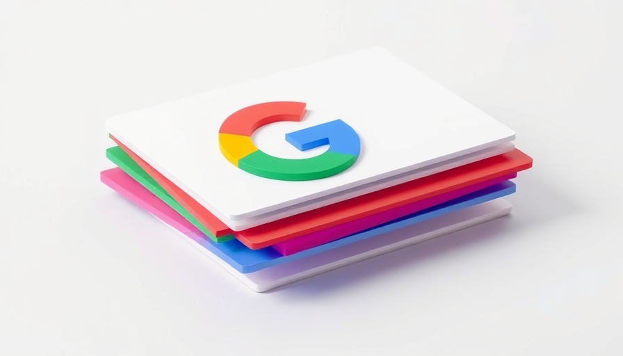 Google News icon depicting colorful layers.