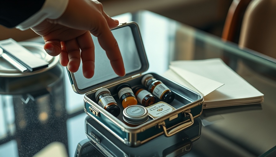 Canada Methadone Prescribing Changes with medicine case on glass table.
