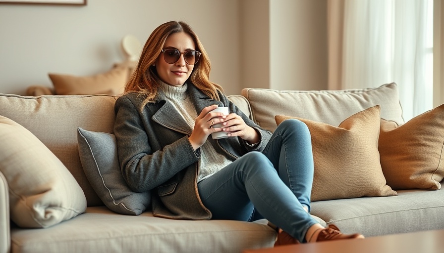 Stylish woman showcasing fall capsule wardrobe essentials.