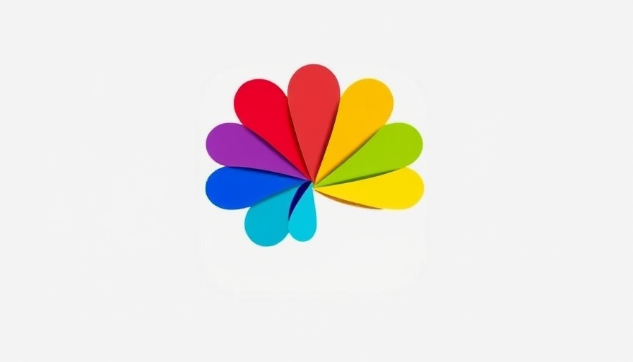 Colorful news app logo representing digital media.