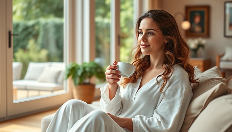 Cozy woman enjoying fall indoors, illustrating how to romanticize fall.