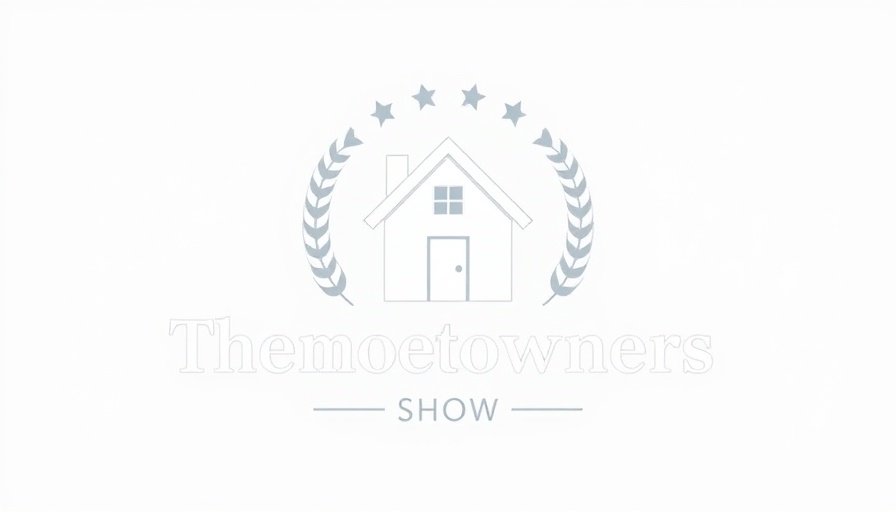 Montgomery County Home and Garden Show 2025 logo in monochrome.